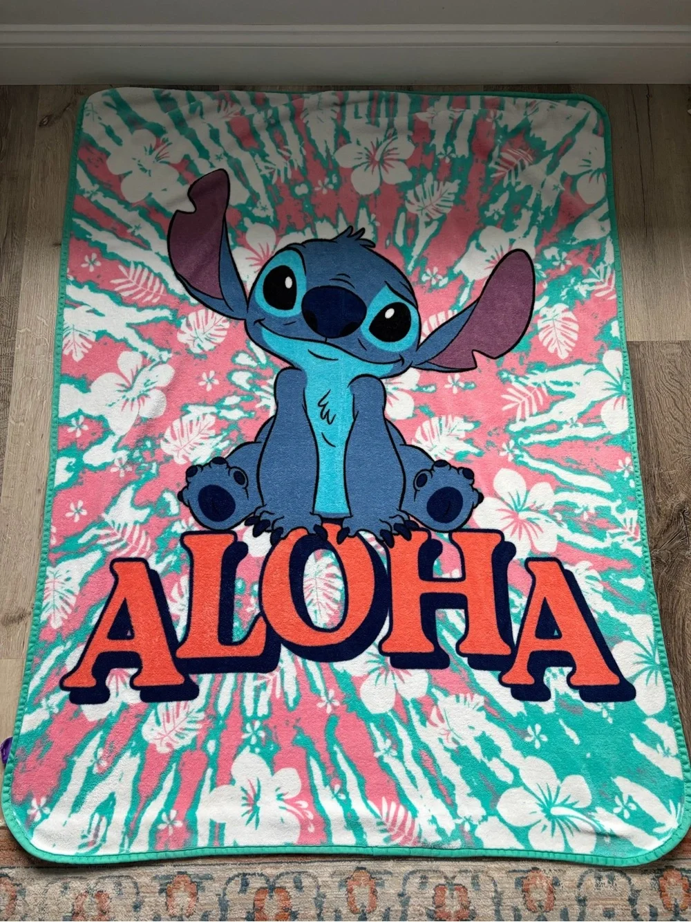 Disney Stitch Kids Fleece Blanket
